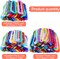 36 Pieces Plastic Leis Bulk in Bright Colors Lei Necklaces Assortment Tropical Decorations for Hawaiian Themed Party Favors with 12 Colors